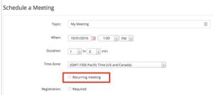 What Defines a Recurring Meeting on Zoom?